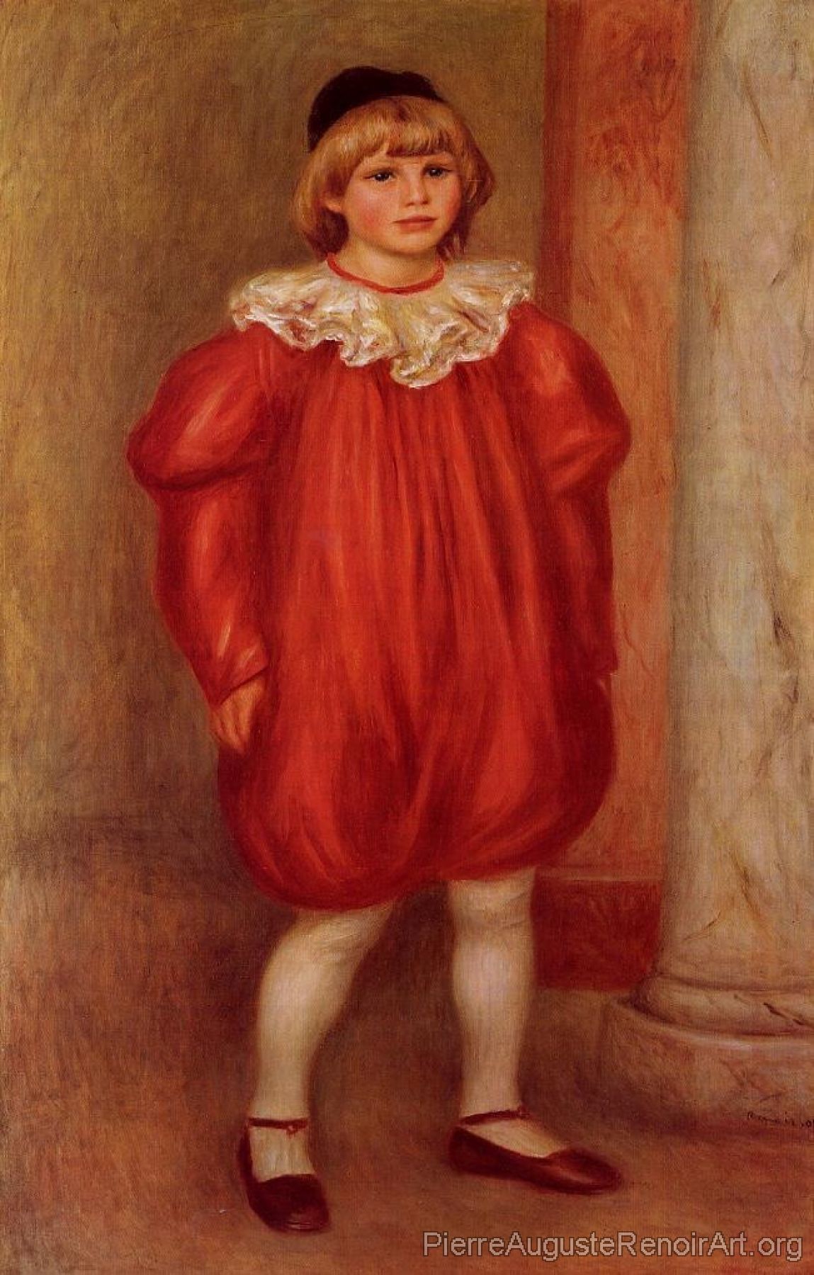 Claude Renoir in Clown Costume